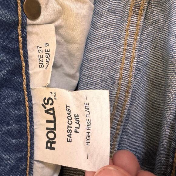 Rolla's Eastcoast High Rise Flare in "Karen Blue" Size 27 - Picture 12 of 14